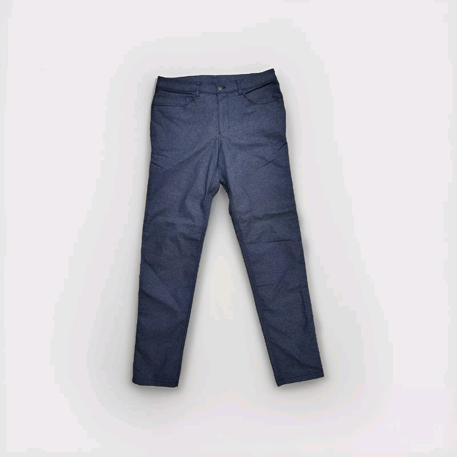 Lululemon ABC Slim Fit Pants Mens 32x32 Blue Tech Canvas Slim Straight Leg