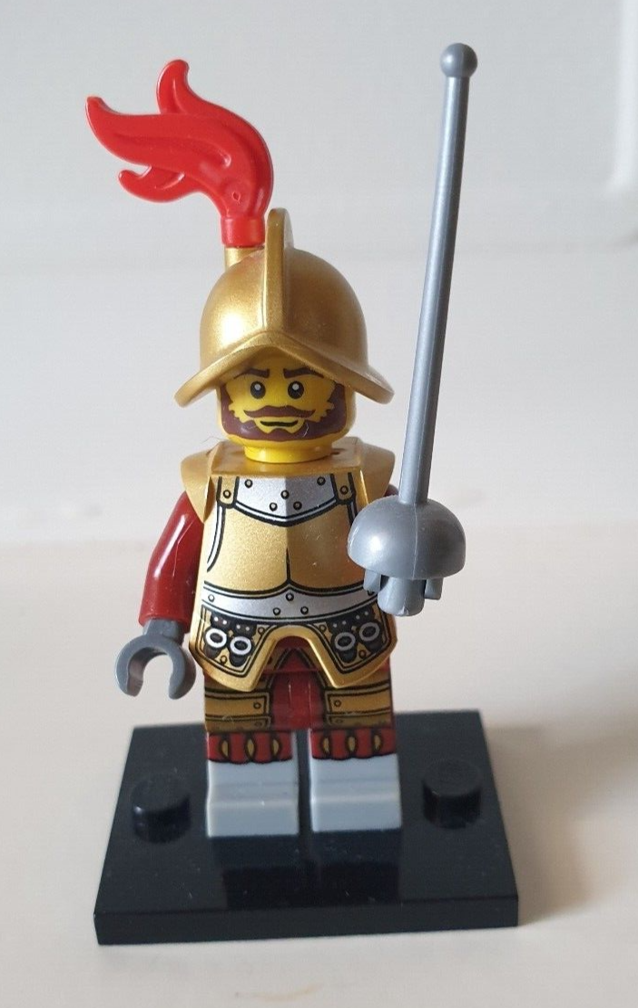 LEGO MINIFIGURES SERIE CONQUISTADOR SOLDATO SPAGNOLO BELLO E