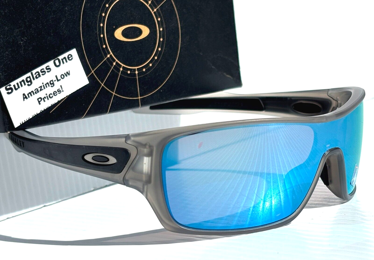 Oakley TURBINE ROTOR Matte Grey POLARIZED PRIZM Deep Water Blue