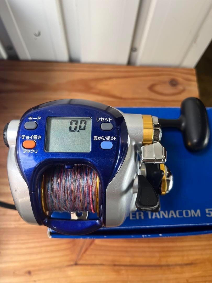 リール DAIWA HYPER TANACOM 500F Daiwa HYPER TANACOM 500F Electric Fishing Reel Used & Tested from