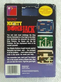 Mighty Bomb Jack Nes Complet NTSC-USA