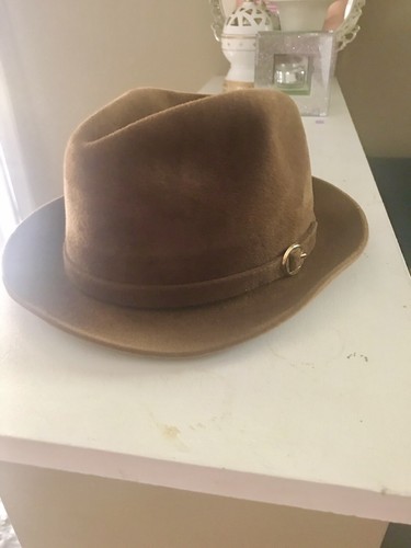 100% Wool Fedora Hat Cap size 7 Vintage 