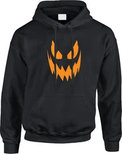 Jack O Halloween Pumpkin Trick or Treat Funny Costume Party Ghouls Mens Hoodie