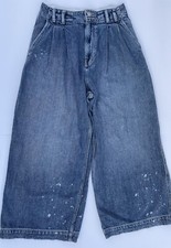 Size 27 We the Free Super Wide Leg Baggy Jeans Bleached Equinox People Medium