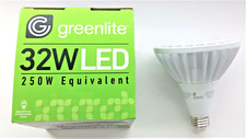 Greenlite 32W 250W Equal PAR38 3000K LED Floodlight Bulb 32W/PAR38/FL/H/30K