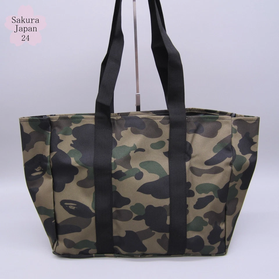 BAPE A купание обезьяны 1-й камуфляж большой сумка с короткими ручками smart октября 2024 журнал бесплатный подарок - Изображение 4 из 4