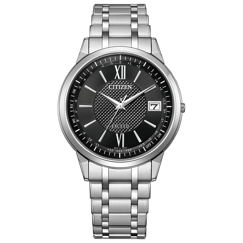 CITIZEN EXCEED CB1140-61E Titanium Eco-Drive Radio Solar Watch