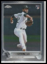 2022 Topps Chrome Update Anderson Severino Chicago White Sox