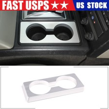 Chrome Smooth Billet Insert Cup Holder Booster Interior Trim For Hummer H2 03-07