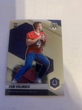 SAM EHLINGER 2021 Panini MOSAIC Chrome Rookie Card #372 Indianapolis QB. rookie card picture