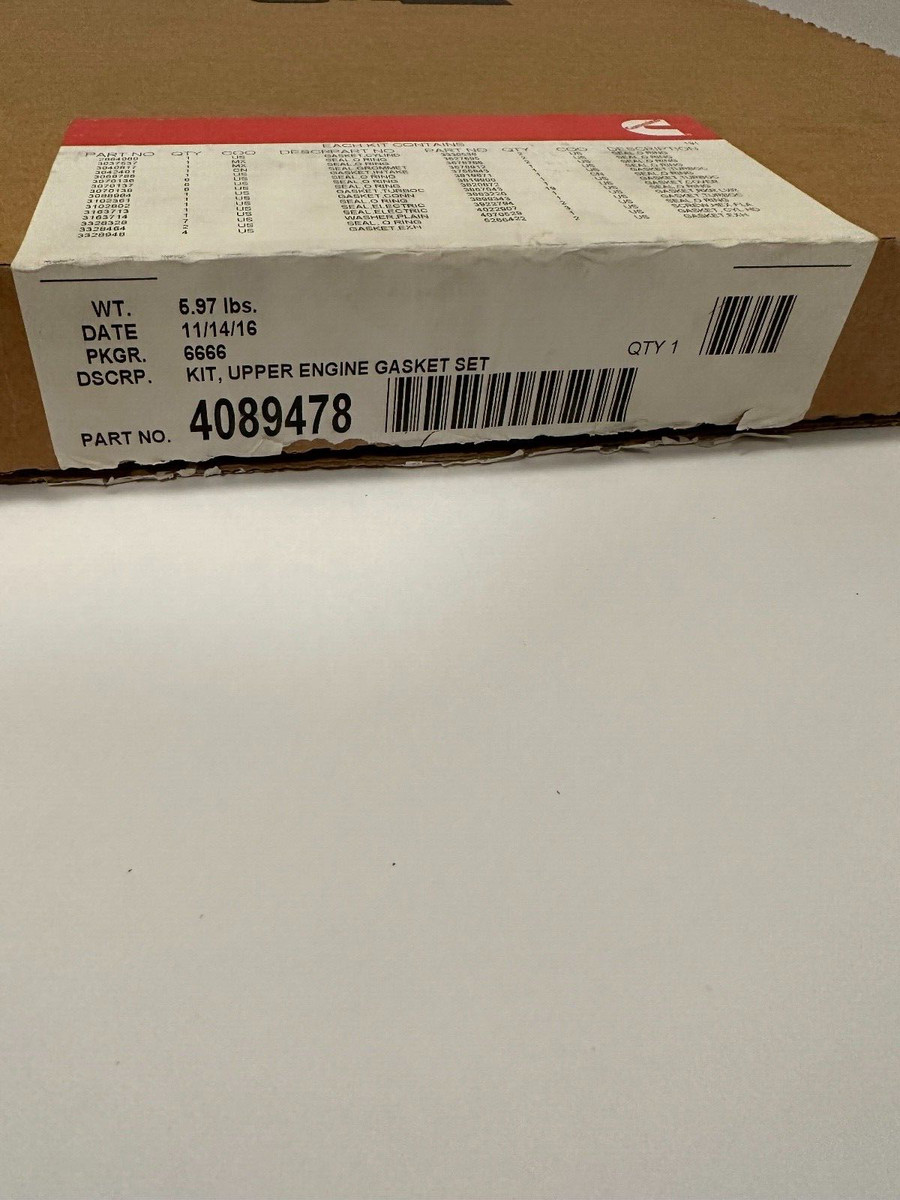 NEW OEM Cummins 4089478 KIT UPPER ENGINE GASKET SET | eBay