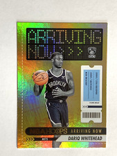 2023-24 Panini Hoops Dariq Whitehead Gold Holo Arriving Now Insert #17