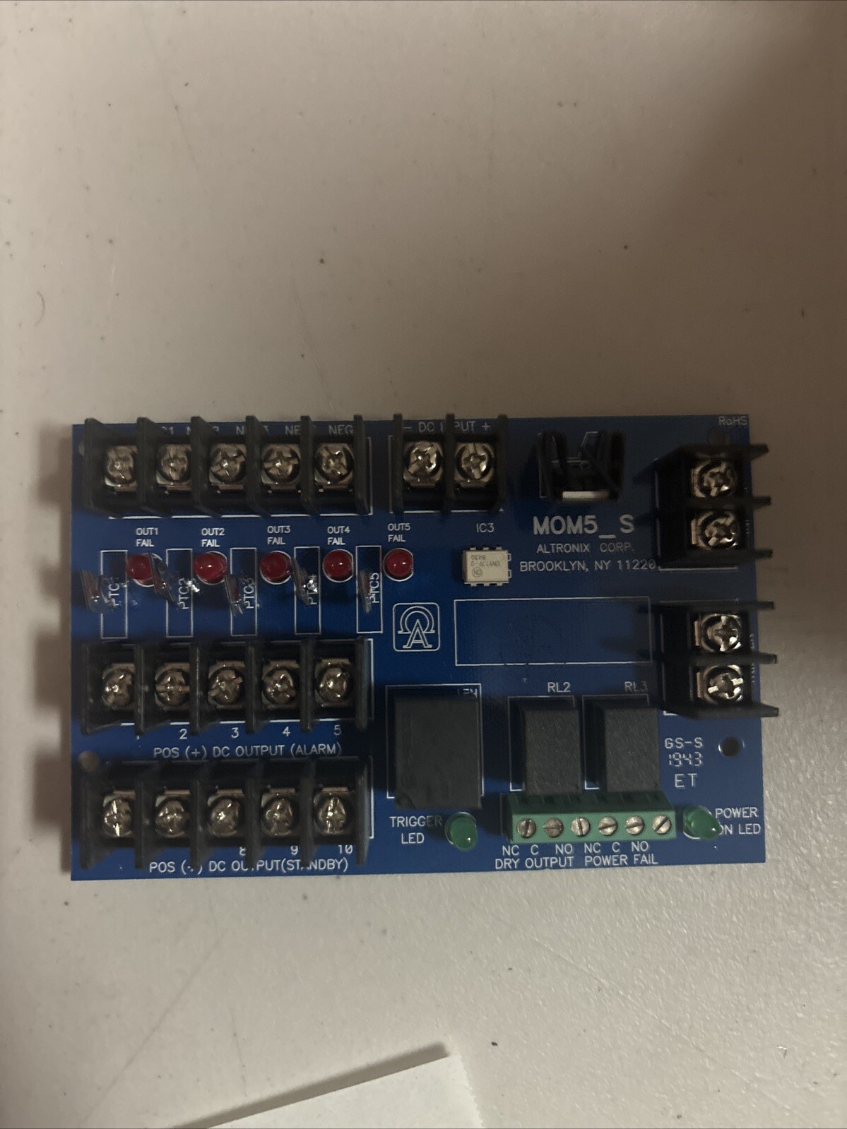 ALTRONIX MOM POWER DISTRIBUTION MODULE MOM5_S