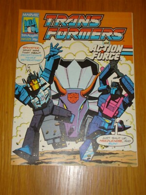TRANSFORMERS BRITISH WEEKLY #229 MARVEL UK COMIC 1989