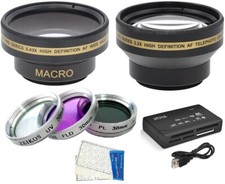 7Pc Super Saving HD Accessory Kit For Sony HDR-CX360V HDR-CX360