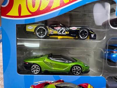 🔥🔥🔥Hotwheels 9 Pack Variety Corvette, Lamborghini, Camaro