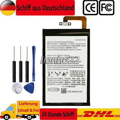 Akku für Blackberry KEYone DTEK70 BAT-63108-003 BBB100-1 3440mAh Accu