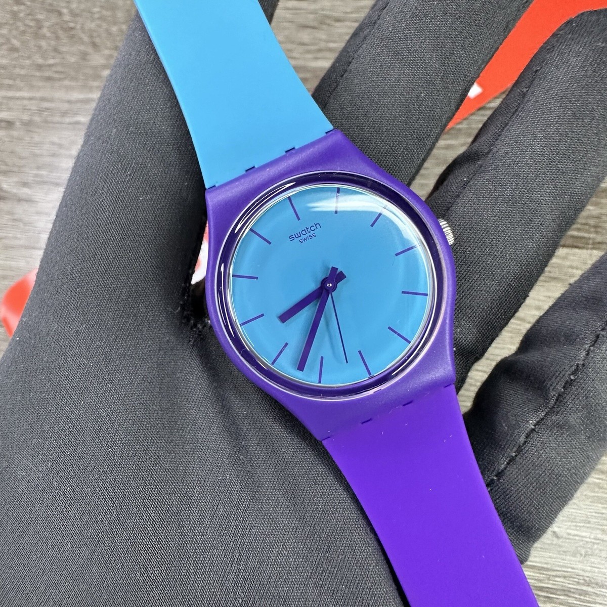 Purple Swatch Women's Watches Sale Women's Swatch Watch Lady