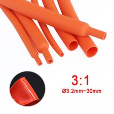 Heat Shrink Tube 3:1 Adhesive Glue Lined Waterproof Heatshrink Sleeve Orange