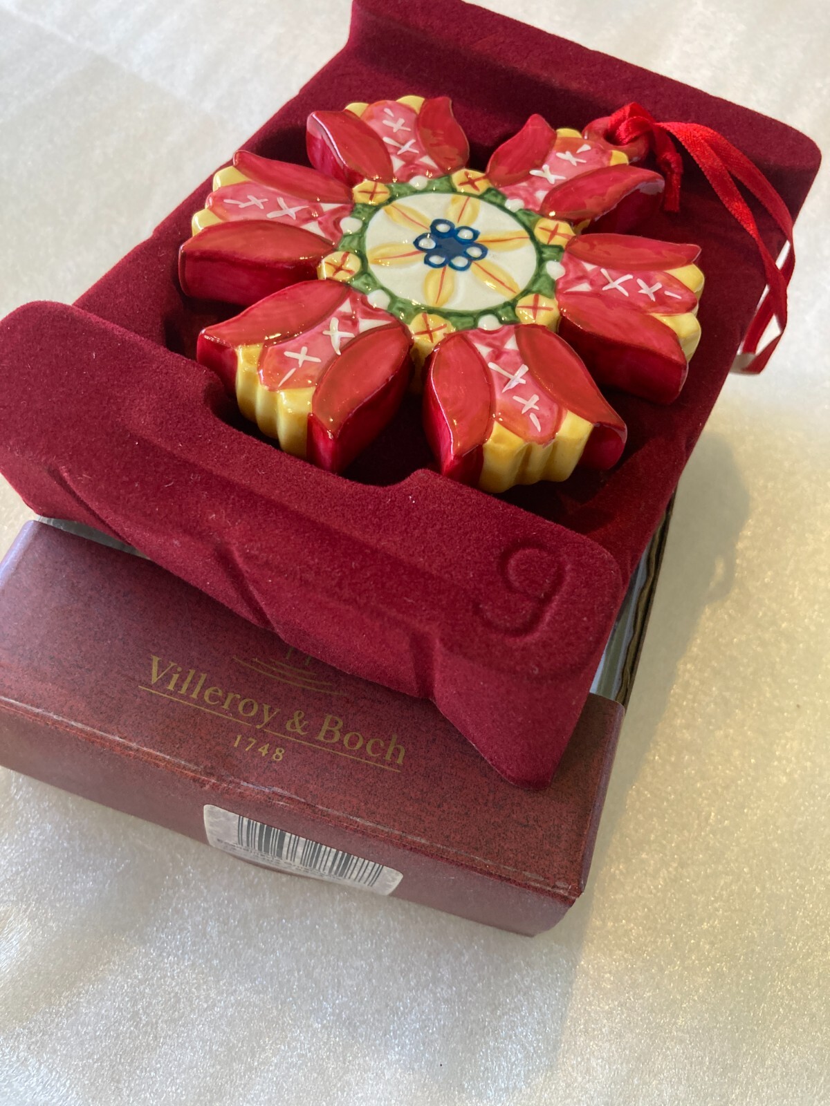 Vintage Villeroy & Boch Christmas Scandinavia Decoration as new