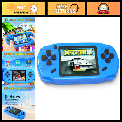 16 Bit Handheld Game Console - 220 Retro Games, 3.0'' Screen, Portable Toy for K