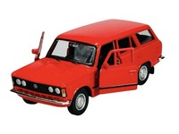 Welly Fiat 125P Kombi Station Wagon Rot 1:34 Die Cast Metal Model Neu Im Kasten