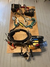 Buckingham 483D Utility Lineman Belt Complete Climbing Set Spikes Gaffs Gear Bag