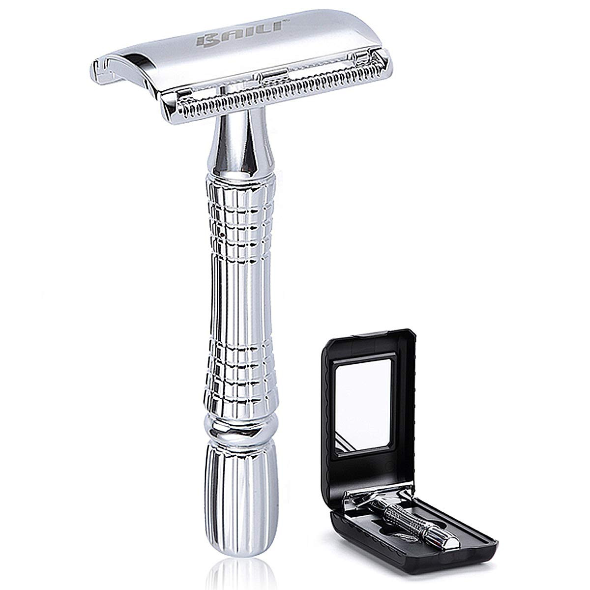 Classic 3-Piece Double Edge Safety Razor Wet Shaving for Men