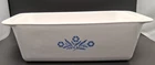 VTG Corning Ware Pyrex Blue Cornflower Bread/Meat Loaf Pan P-315B 9x5x3 2 Quart