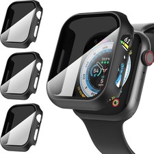 3-Pack Privacy Screen Protector Case for Apple Watch 45mm Anti-Peeping Ultra-Thi