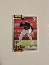 2026 Topps #623 Rafael Flores Rookie Card RC Pittsburgh Pirates. rookie card picture