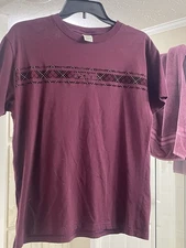 PINK By victoria Secret Burgundy With Plaid Logo Size XS Superb Priced To Sell