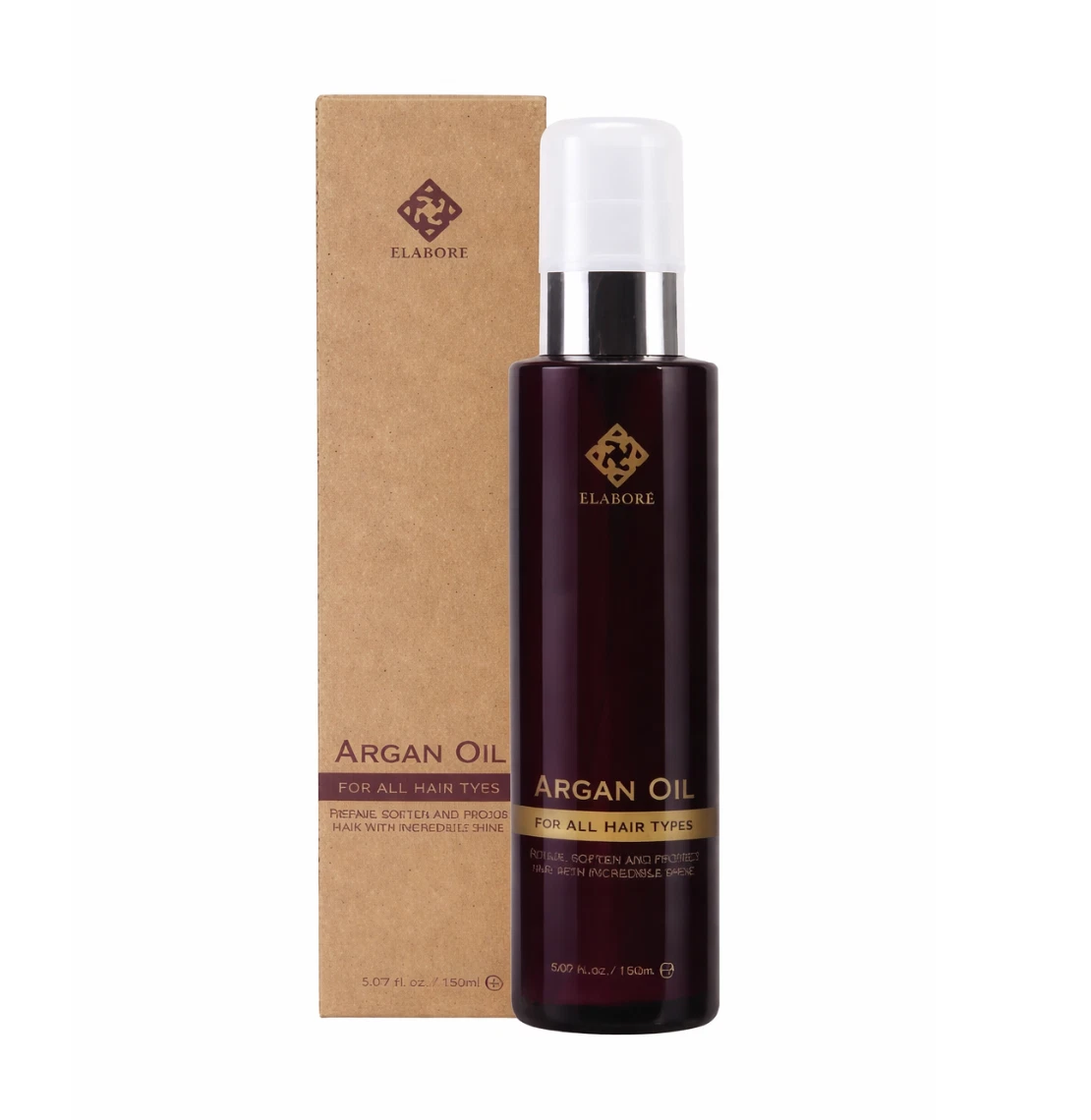 Elabore Argan Oil -Repair and protect hair with amazing shine[5.07fl.oz / 150ml]