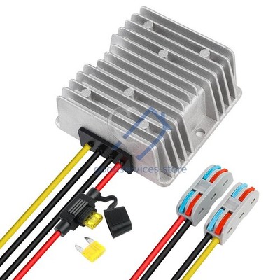 20A 240W DC 18V 20V 24V 36V 48V to 12V Step Down Voltage Converter with Fuse