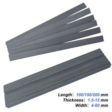 Thick 1.5-12mm Solid Carbide Flat Bar Rod Strip 100/150/200mm Long Turning Tool