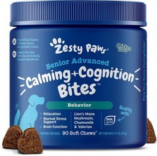 Zesty Paws Senior Advanced 11 in 1 Multivitamin Bites for Dogs Chicken 90 Chews
