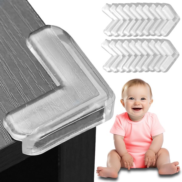 20X Kantenschutz Eckschutz Baby Eckenschutz Tischkantenschutz Transparent Retoo-image