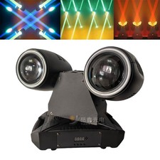 4x 80W Double Heads Led Beam Moving Head Light DMX RGBW DJ Party Lighting