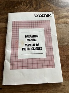 Brother VX-1100 Sewing Machine Owner's Manual Vtg
