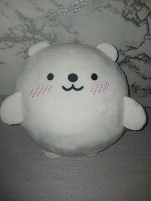 Kenji Yabu weißer Eisbär Squishie Plüschtier Stofftier 13 Zoll