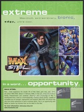 MAX STEEL - Original 2000 Comercio AD / ANUNCIO - Juguetes Mattel - Sony Lanzamiento Promo
