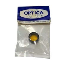 Optica b/c Orange Telescope Color Filter - Size Medium - VTG NOS Optical Glass