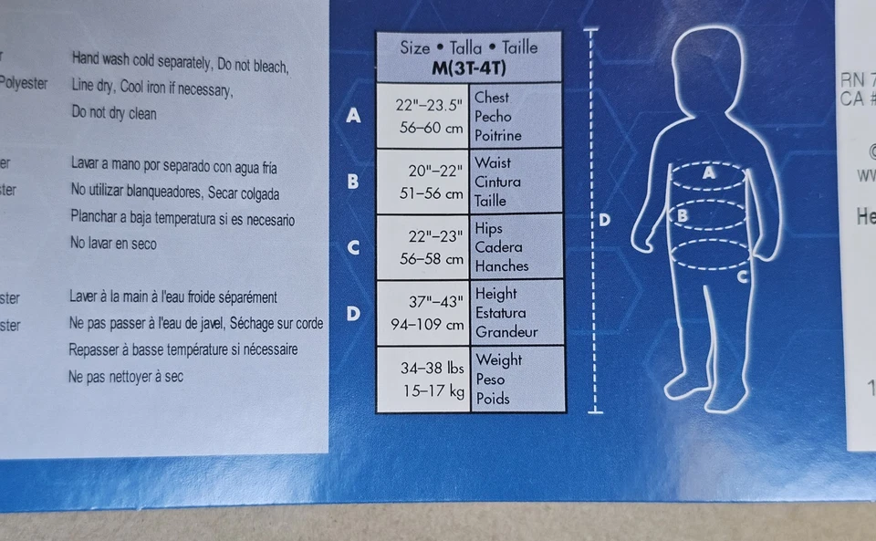 Disfraz Nickelodeon Paw Patrol Liberty.Talla mediana 3T-4T por disfraz Nuevo Foto 2 de 3