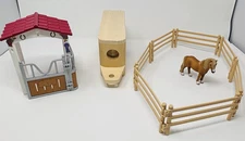 Schleich Horse Toy Lot Fence Coral Trailer Random Lot READ