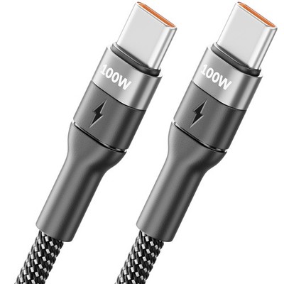2m USB-C Ladekabel 5A 100W Datenkabel Schnellladekabel PD3.0 PPS Handy Tablet