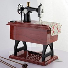 Sewing Machine Music Box Wind up Music Box Mechanical Music Box Ornament Mini