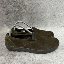 Skechers Luxe Ultra Go Slip On Womens 9 Brown Suede Walking Shoes Goga Mat