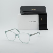 NEW Celine CL50115I 093 Shiny Light Green 55mm Eyeglasses