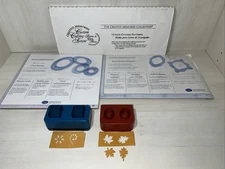 Creative Memories 2 Paper Punches, Oval & Wavy Frame & 12-Inch Cutting Patterns