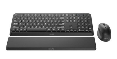 PHILIPS Bluetooth Keyboard and Mouse Combo - Bluetooth 2.4Ghz Wireless Keyboard